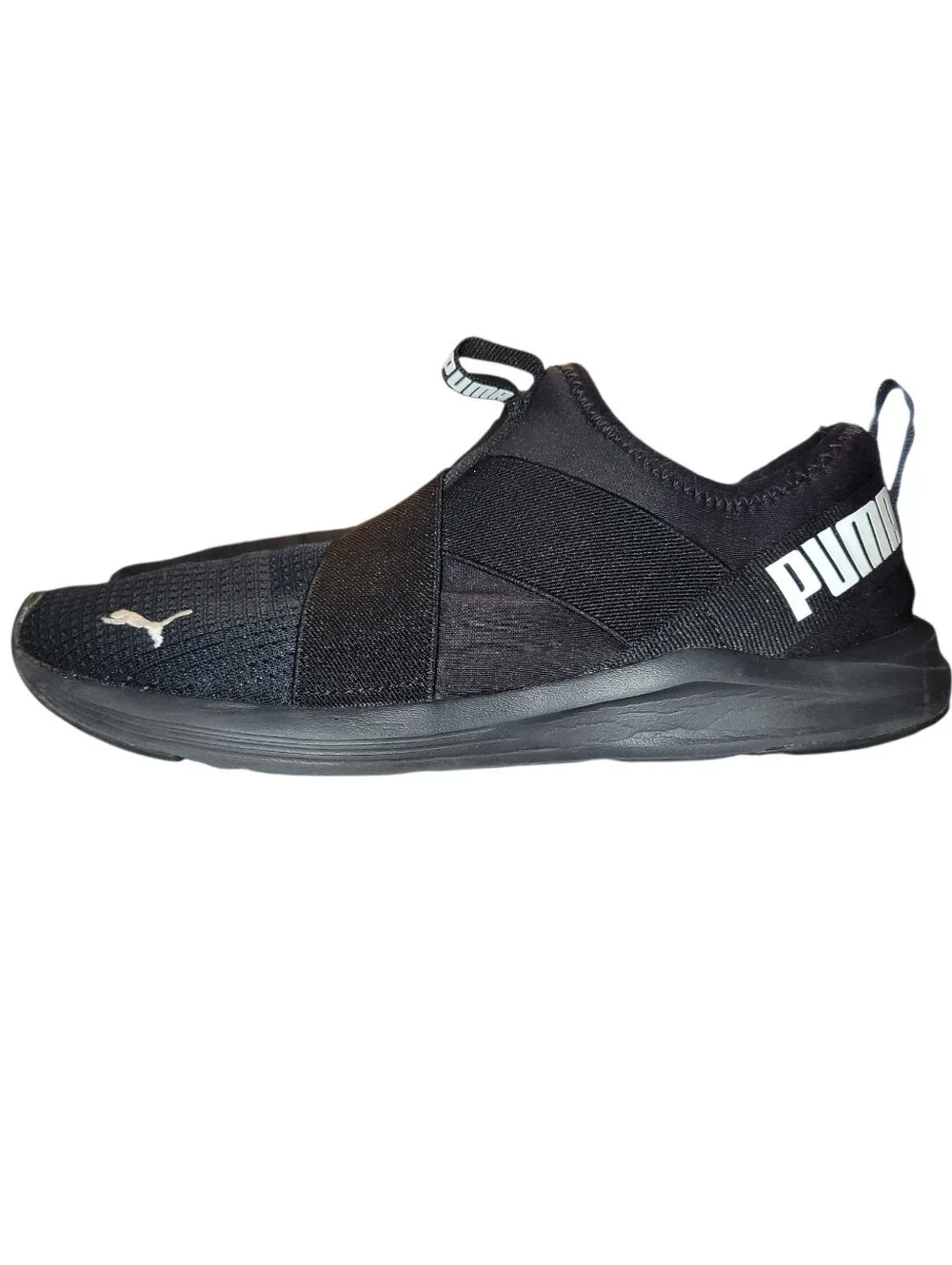 PUMA Prowl Slip-On Women's Training Shoes Black Size 9 EUC